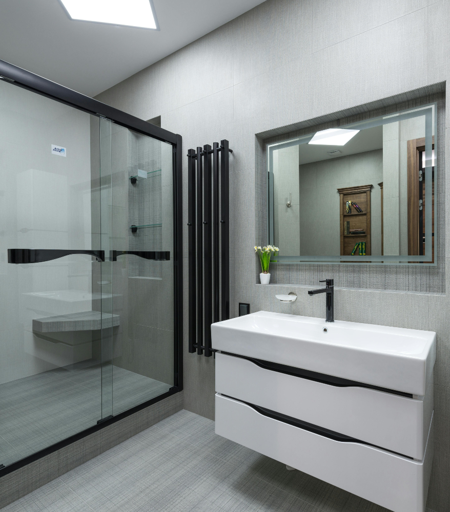 Modern bathroom adaptation design